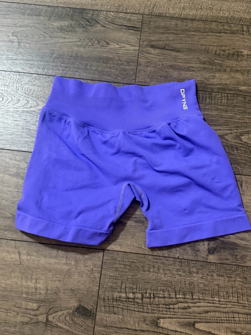 Dyni Seamless Purple Bike Shorts